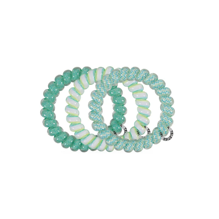 Teleties Large Hair Tie Coil 3-Pack By The Sea Shore