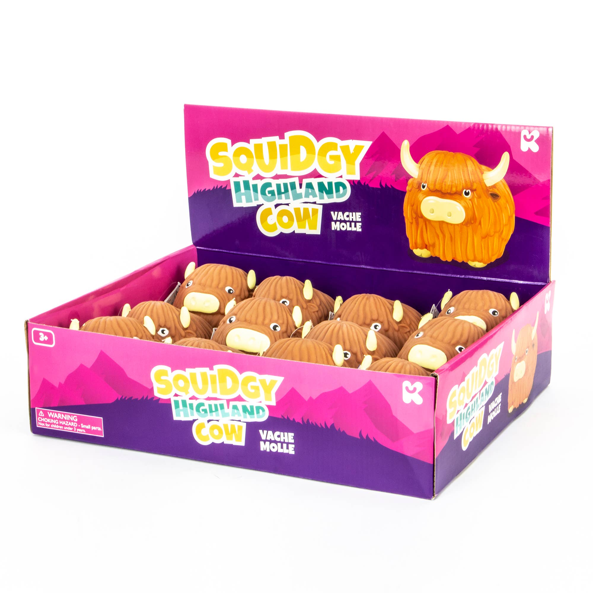 Keycraft Squidgy Highland Cow Sensory Toy