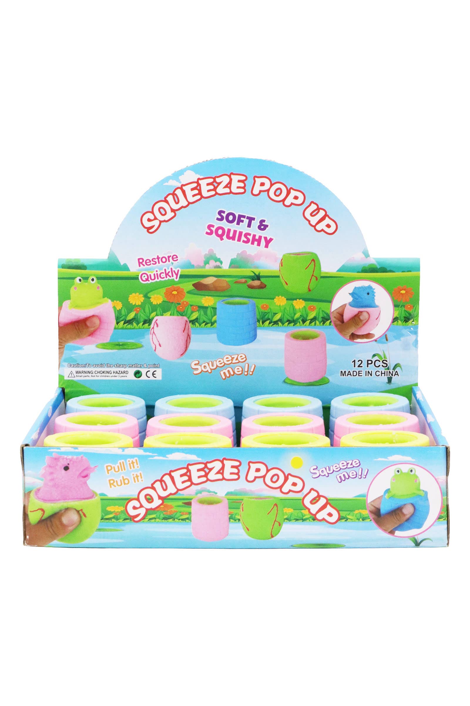 Frog Pop-up Squeeze Stretch Pull Squishy