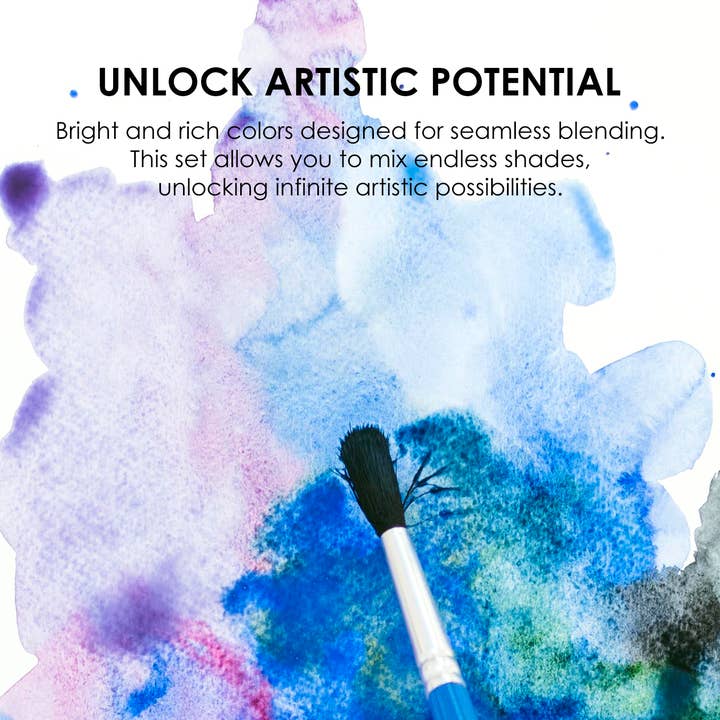 Grabie Dessert Colors Watercolor Pocket 12-Piece Set