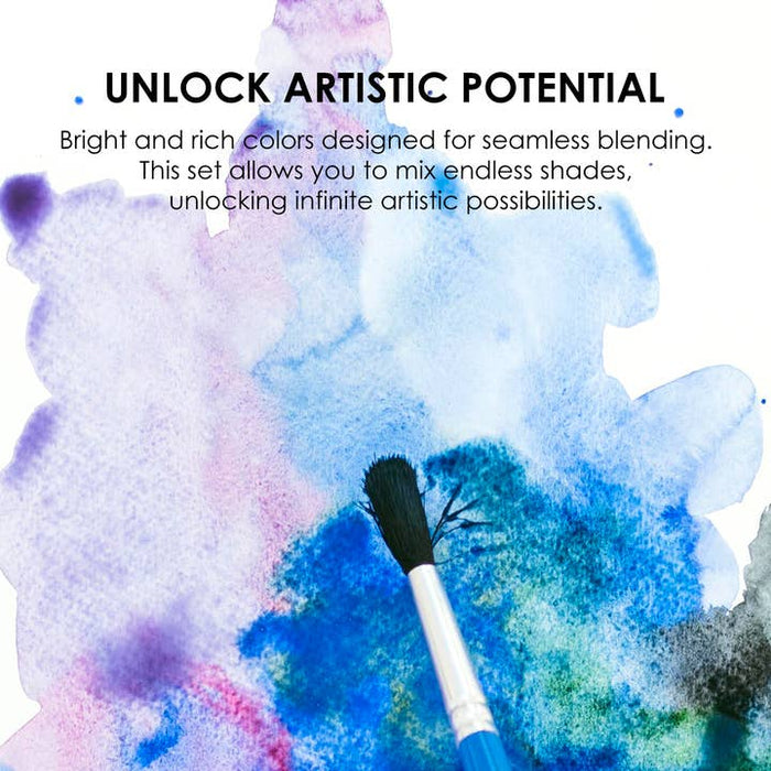 Grabie Dessert Colors Watercolor Pocket 12-Piece Set
