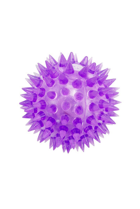 Spiky Led Light-up Squeaky Bouncy Stress Ball