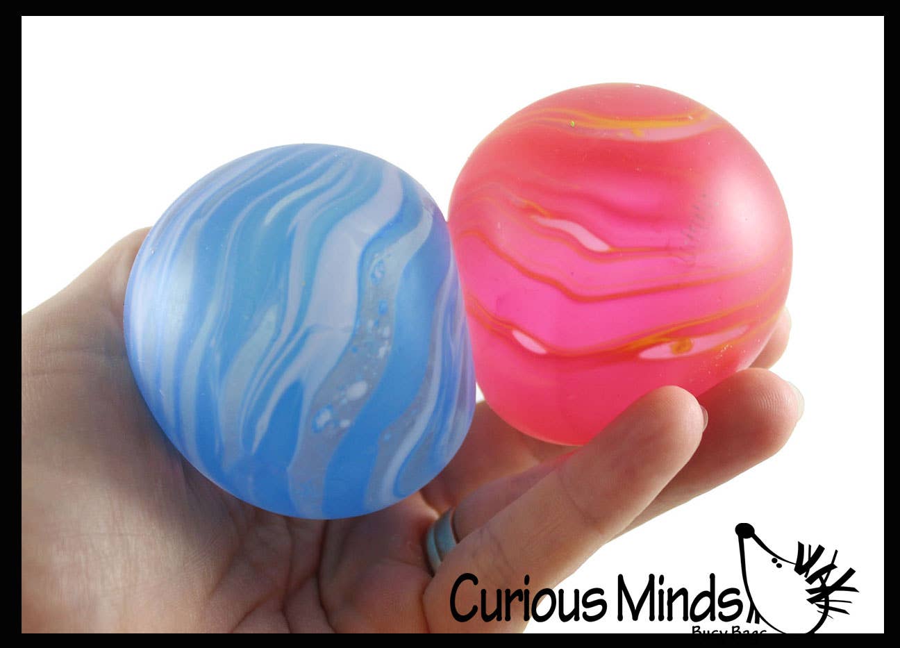Single Marble Sugar Ball - Thick Glue/Gel Stretch Ball - Squishy