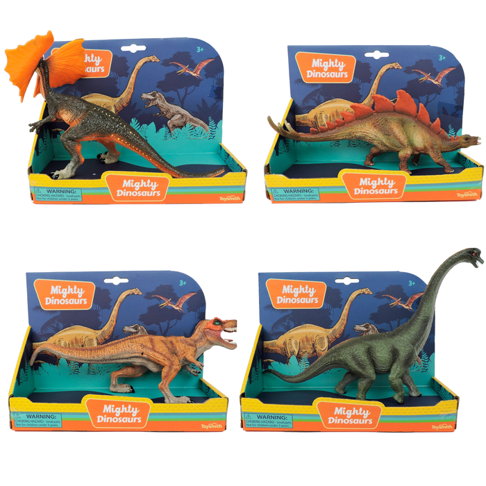 Toysmith Kids 10-Inch Mighty Dinosaur Toy