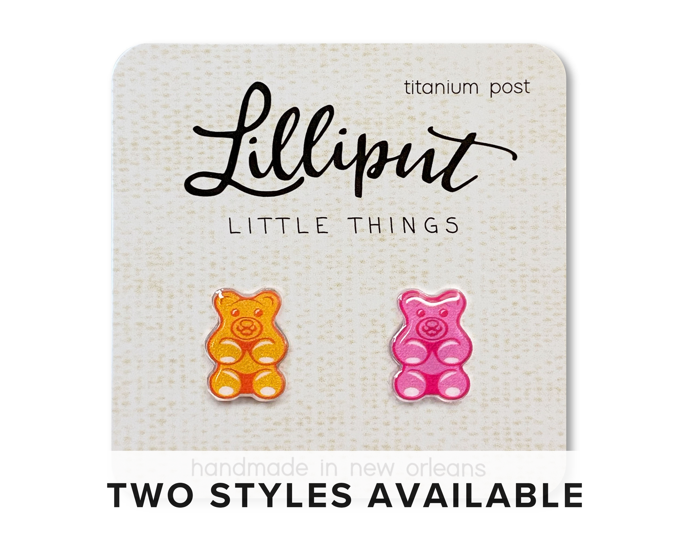 Gummy Bear Earrings // Colorful Fun Earrings