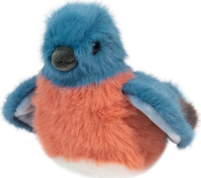 Douglas Bertie Blue Bird Plush Toy 7-Inch