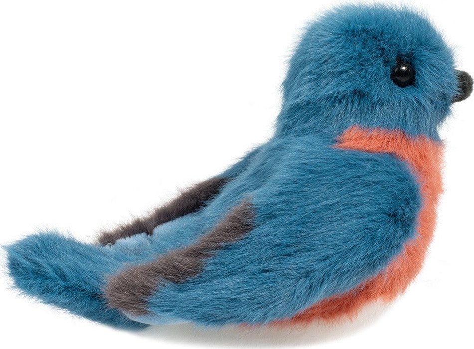 Douglas Bertie Blue Bird Plush Toy 7-Inch