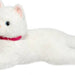 Douglas Alba White Cat Deluxe Laying Plush Toy