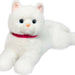 Douglas Alba White Cat Deluxe Laying Plush Toy