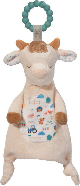 Douglas Hayes Highland Cow Teether 10-Inch Infant Toy