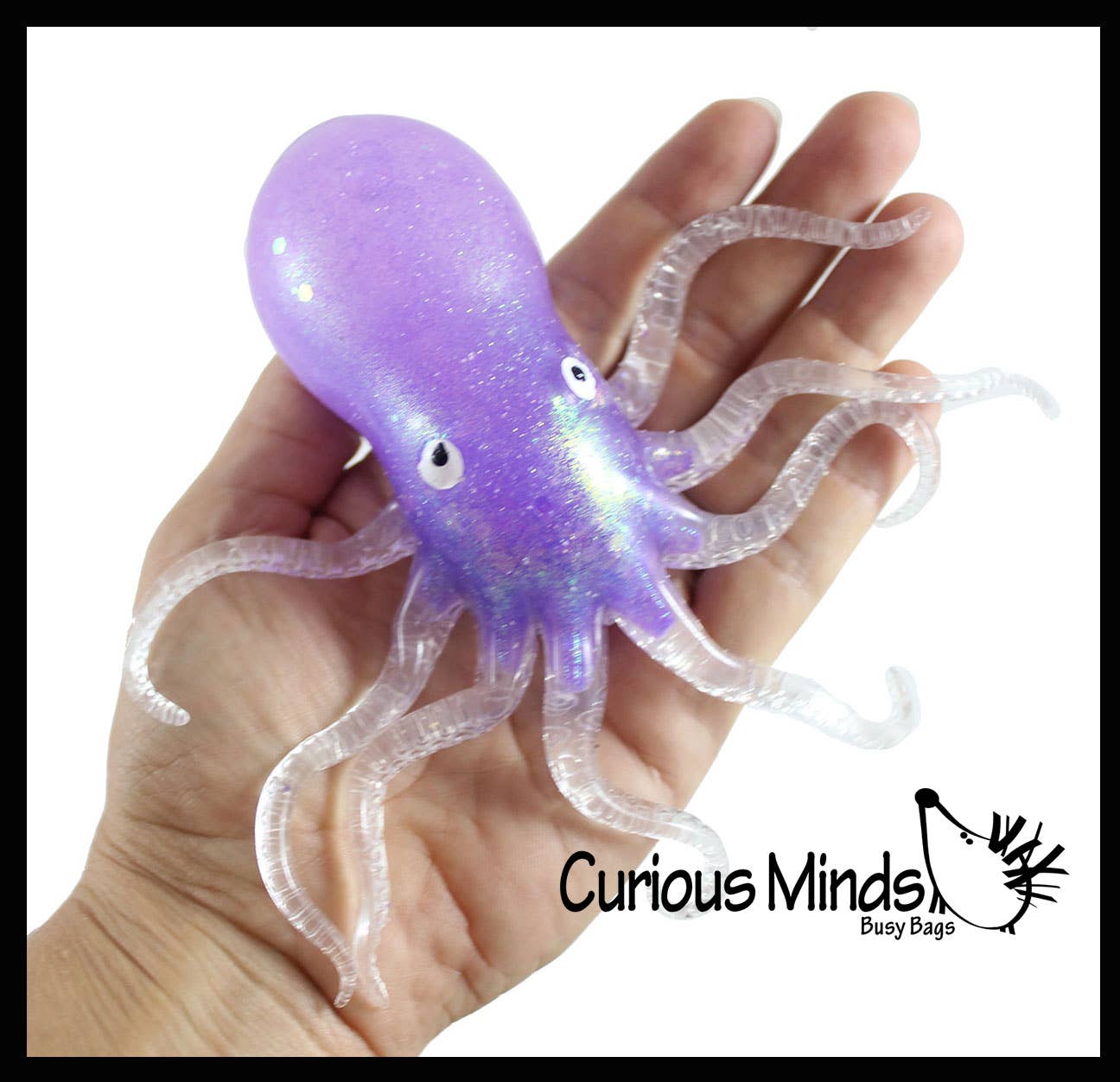 Single Gooey Gel Filled Octopus Fidget Stress Toy - Soft Squishy