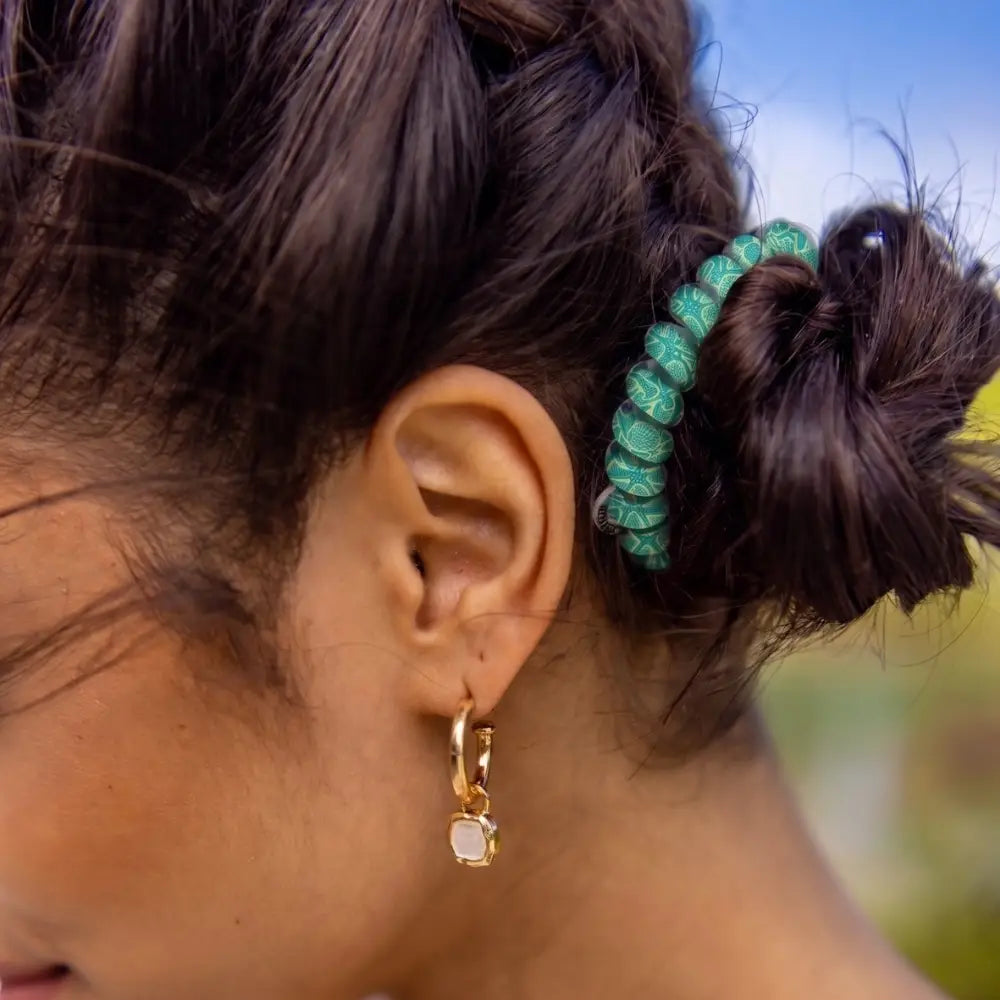 Teleties Large Hair Tie Coil 3-Pack By The Sea Shore
