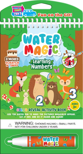 Scentco Water Magic Learning Numbers Activity Book S'mores Scented