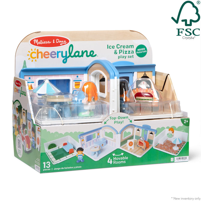 Melissa & Doug Cherry Lane Sweets & Pizza Play Set
