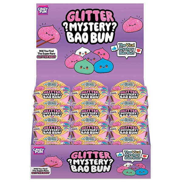 Crazy Fun Official Mystery Glitter Bao Bun – Rare Chase