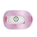 TELETIES Pinch Me! Large Flat Round Hair Clip Pink