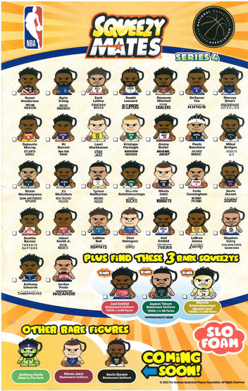 SqueezyMate Blind Bag Pack NBA S4