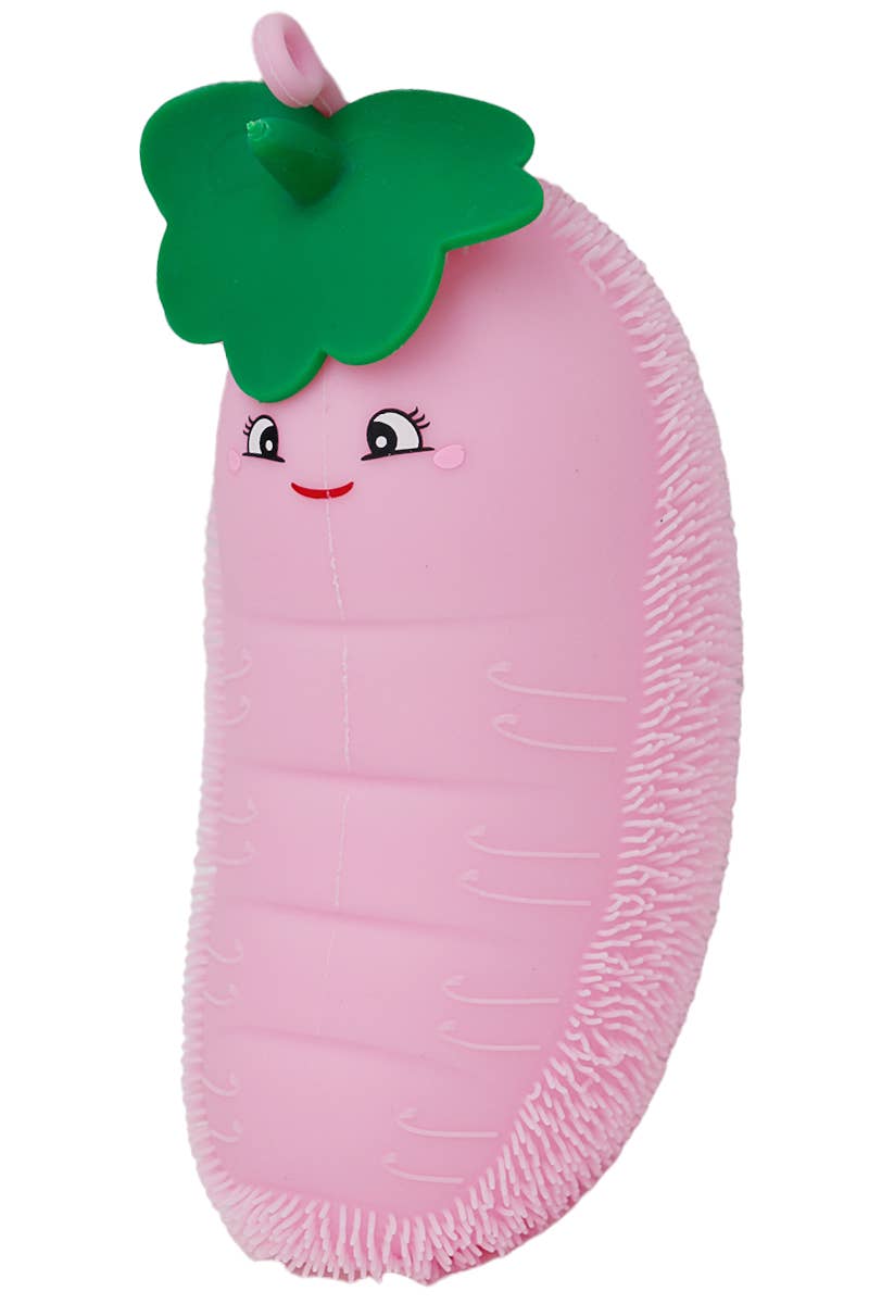 Jumbo Caterpillar Pea Beans Spiky Puffer LED Light-Up Squishy