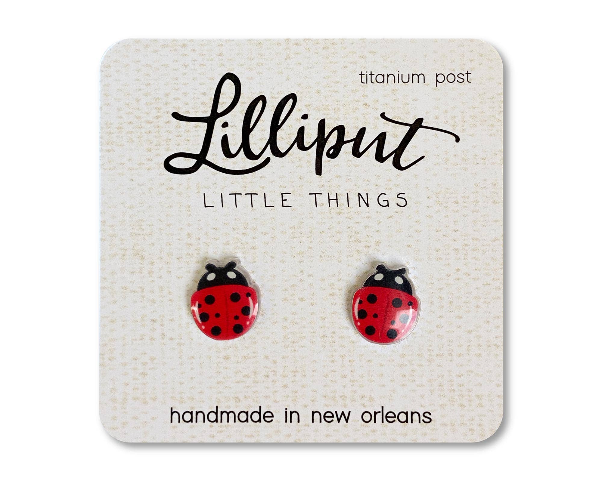 Ladybug Earrings // Kids Earrings