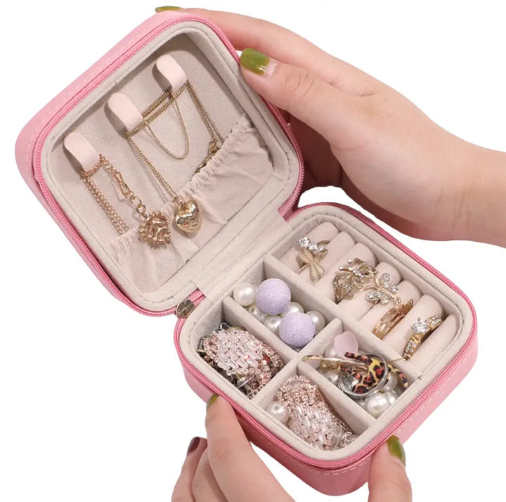 Small Travel Jewelry Case 3 Colors