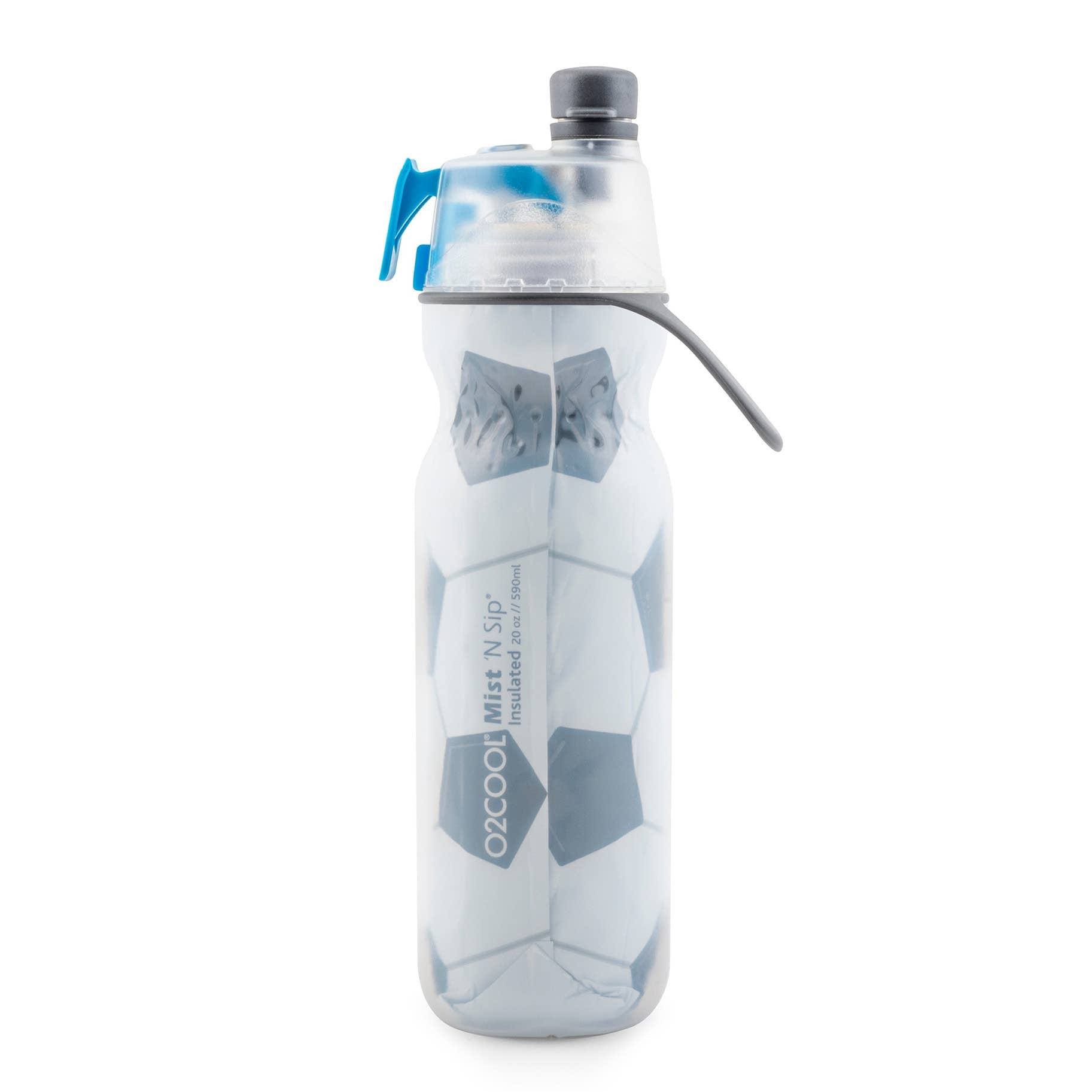 O2COOL Mist 'N Sip 20 oz Bottle Soccerball