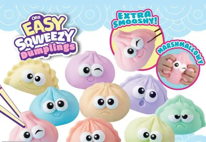 Easy Sqweezy Dumplings Squeeze Toy Mystery Pack 1 Random Color