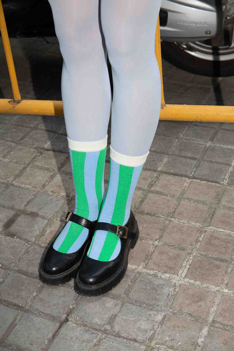 Eat My Socks Unisex Soda Lime Can Novelty Socks