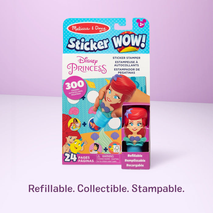 Melissa & Doug Sticker WOW! Activity Pad and Sticker Stamper Ariel
