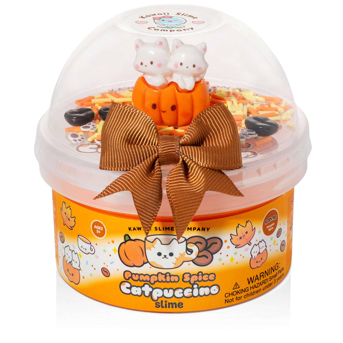 Pumpkin Spice Catpuccino Butter Signature Dome™ Kawaii Slime