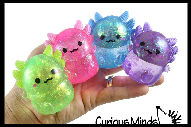 Single Axolotl Sugar Ball - Syrup Molasses Thick Glue/Gel Stress