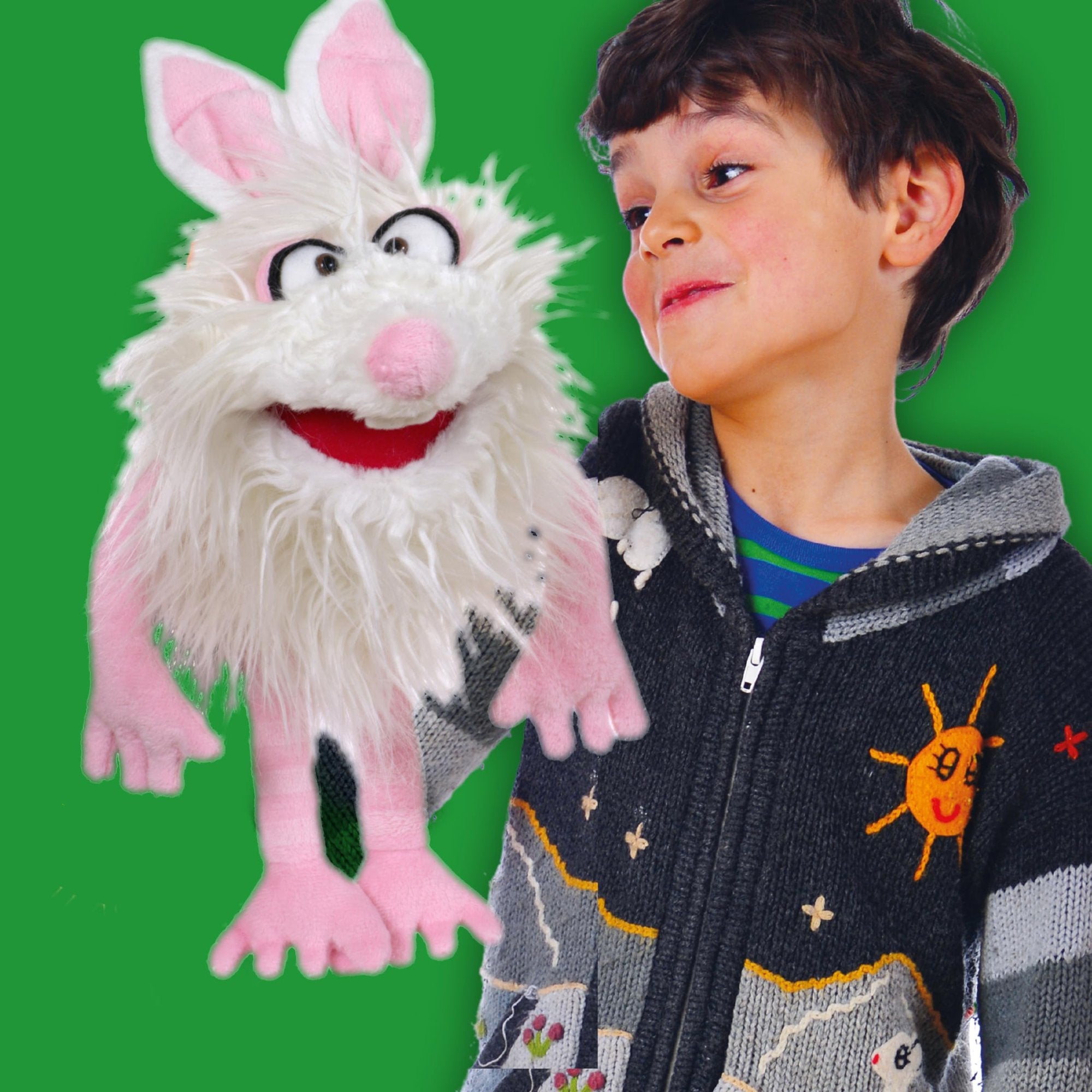 Living Puppets 14-Inch Plush Bunny Rabbit 