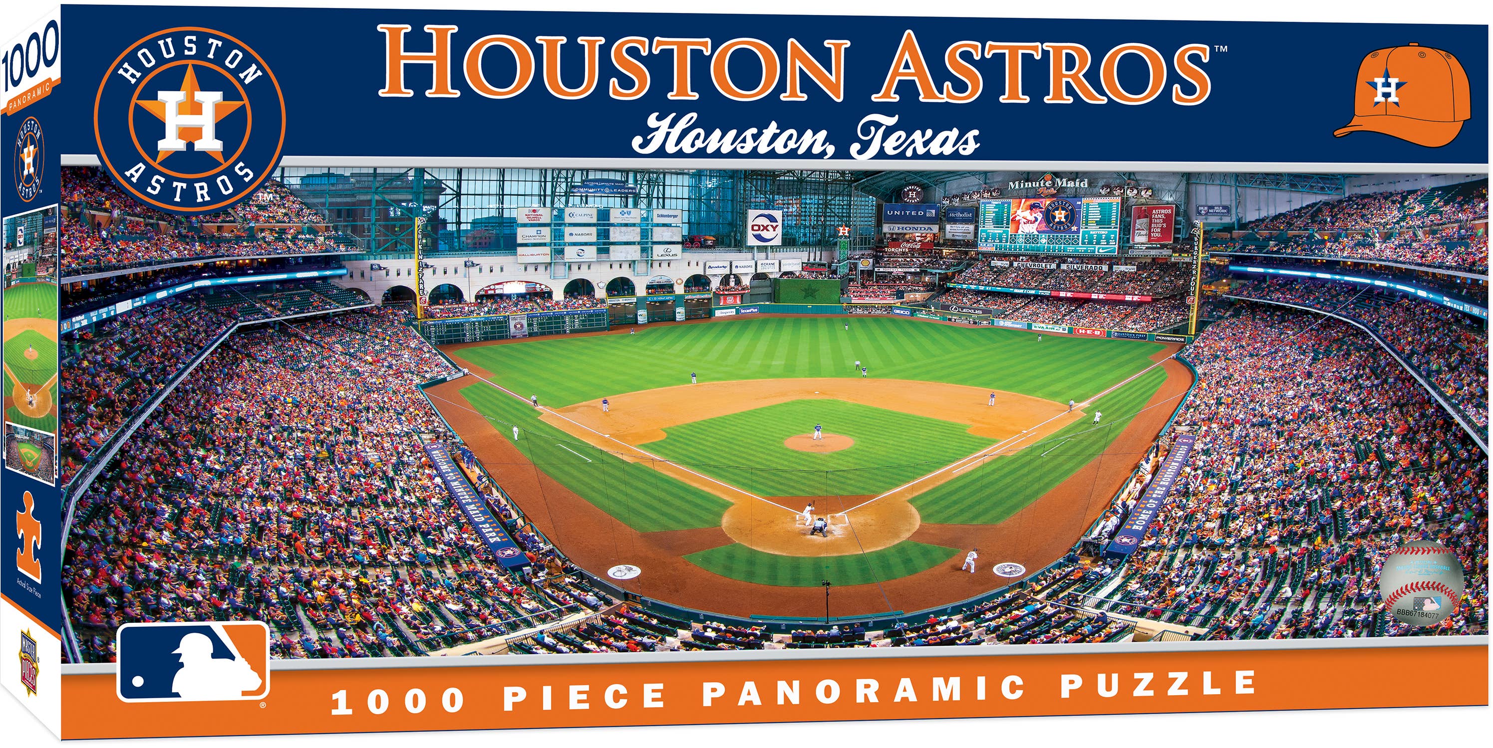 Houston Astros - 1000 Piece Panoramic Puzzle