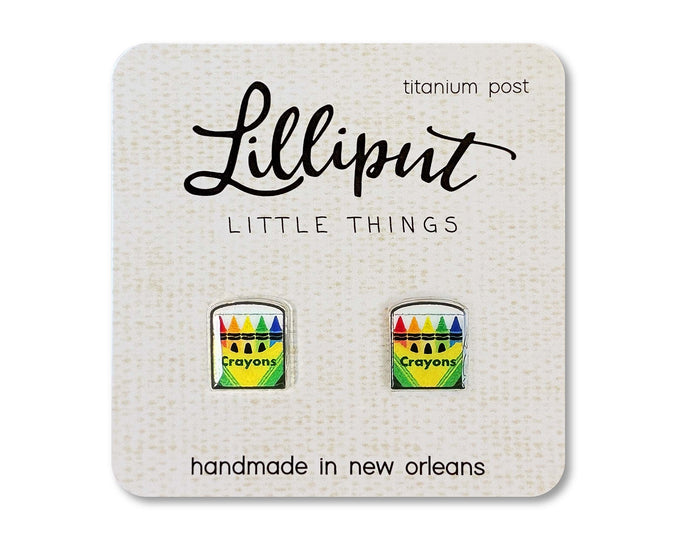 Lilliput Crayon Earrings