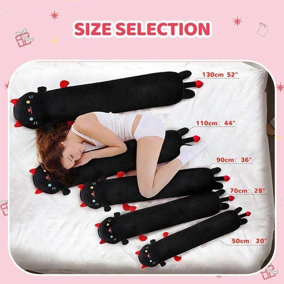 Long Animal Plush Toy 3ft Body Pillow - Axolotl