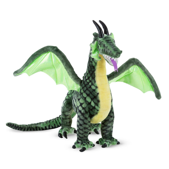 Melissa & Doug Lifelike Plush Giant Winged Dragon Stuffed Animal