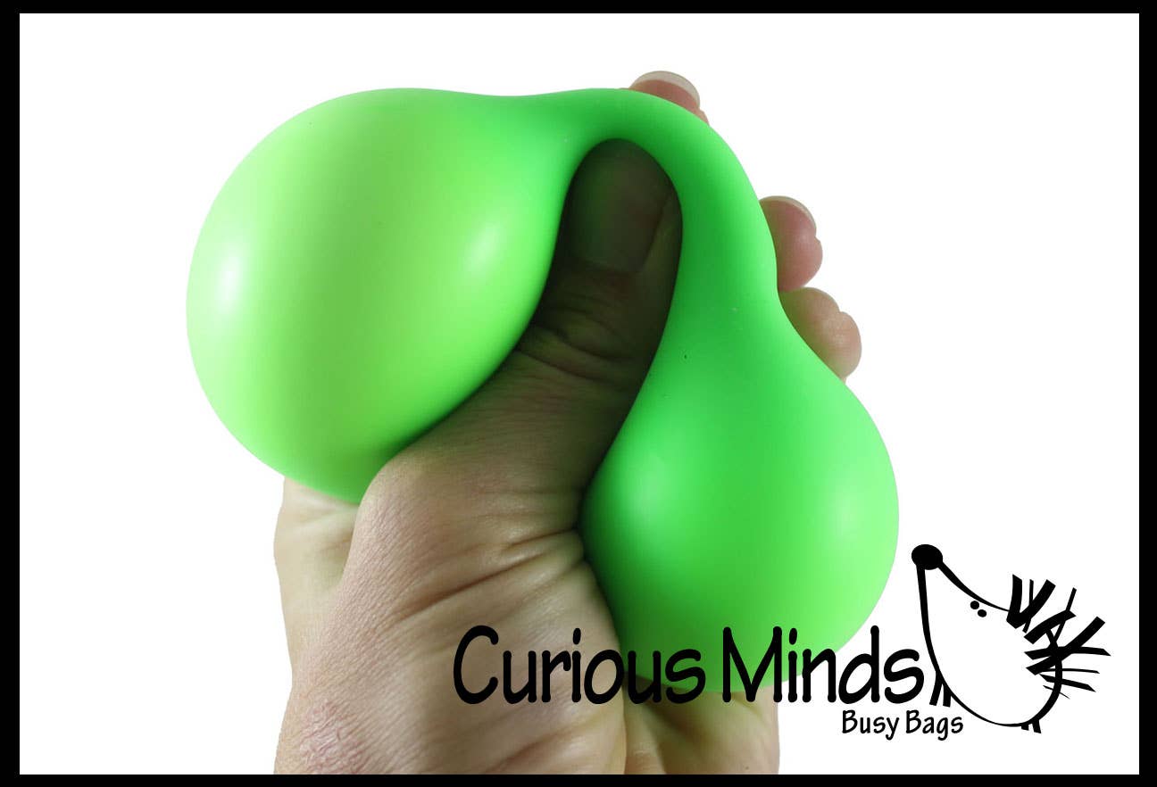 Single large Stretchy Squishy Squeeze Stress Ball - Sensory, Fidget Toy