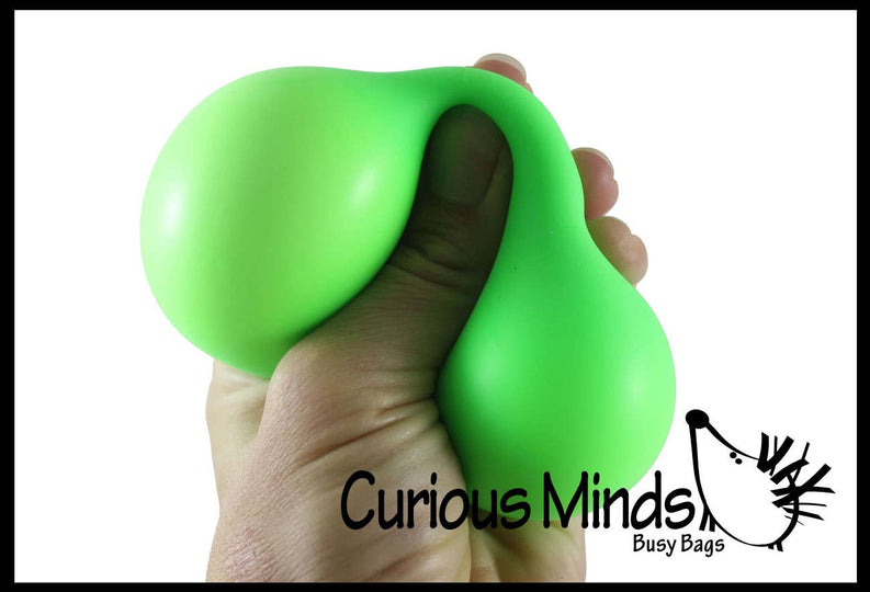 Single large Stretchy Squishy Squeeze Stress Ball - Sensory, Fidget Toy