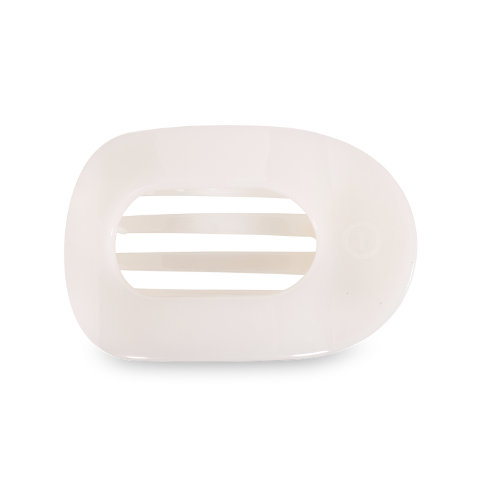 Teleties Small Flat Rectangle Hair Clip Jet Black