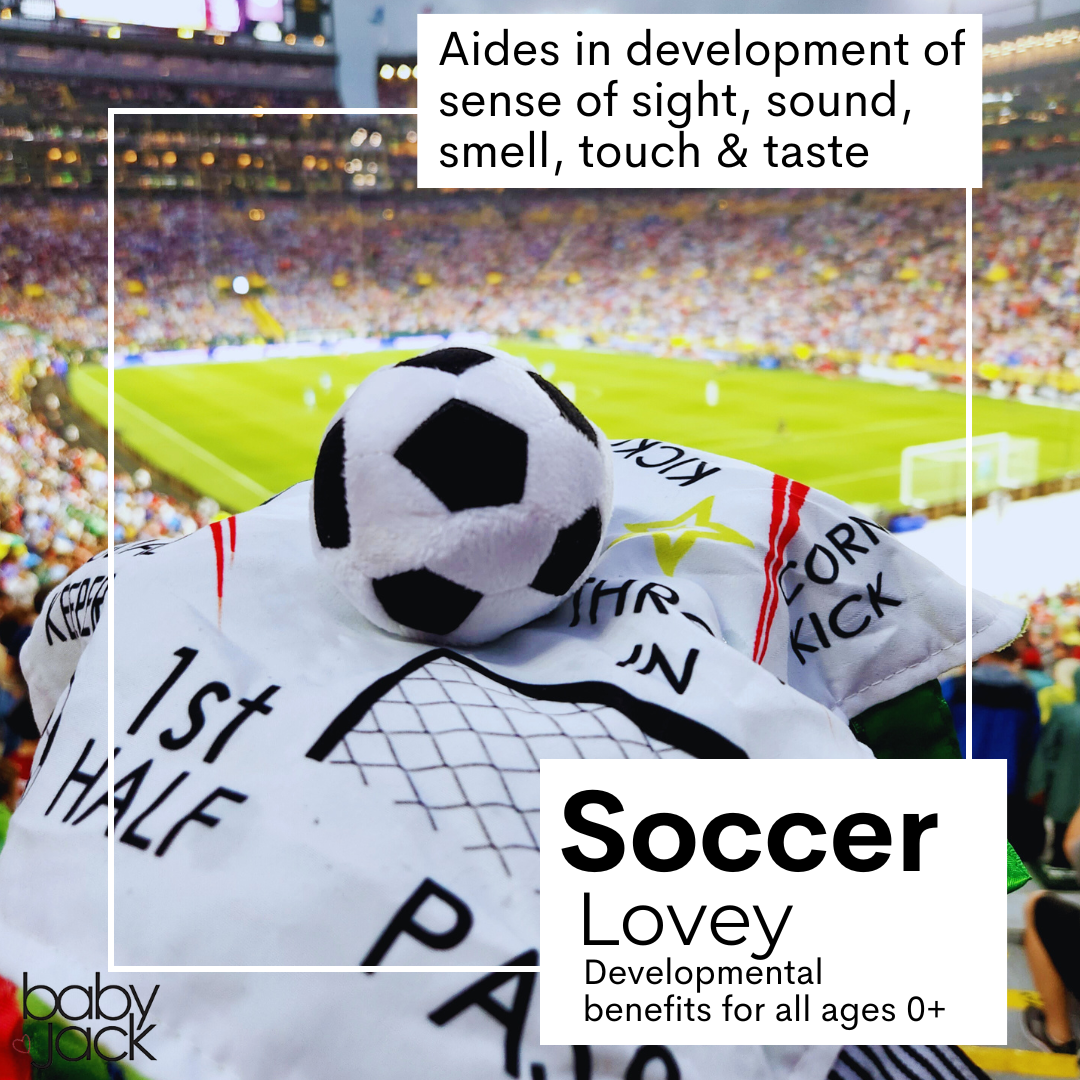 Soccer Crinkle Baby Learning Lovey Tag Stroller Toy 10
