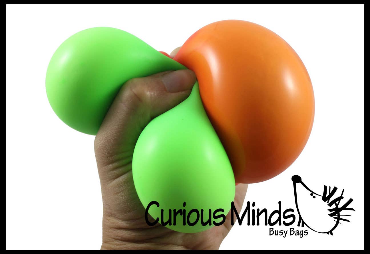 Single large Stretchy Squishy Squeeze Stress Ball - Sensory, Fidget Toy