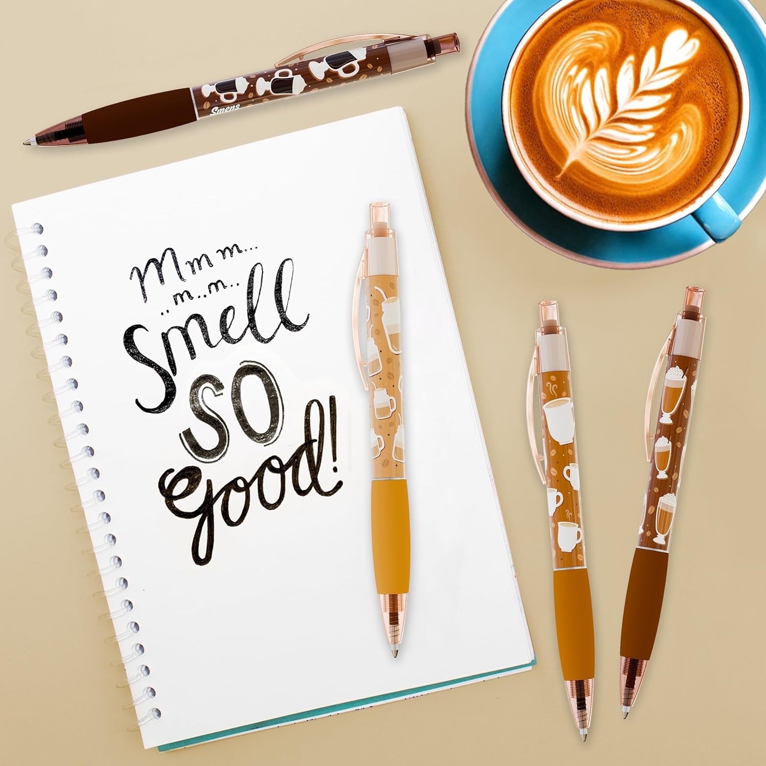 Scentco Smens Coffee Scented Gel Ink Pen