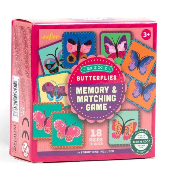 Mini - Memory & Matching Game - Butterflies — Learning Express Gifts