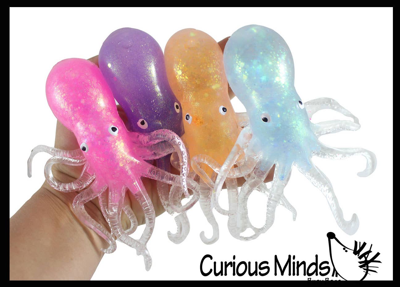 Single Gooey Gel Filled Octopus Fidget Stress Toy - Soft Squishy