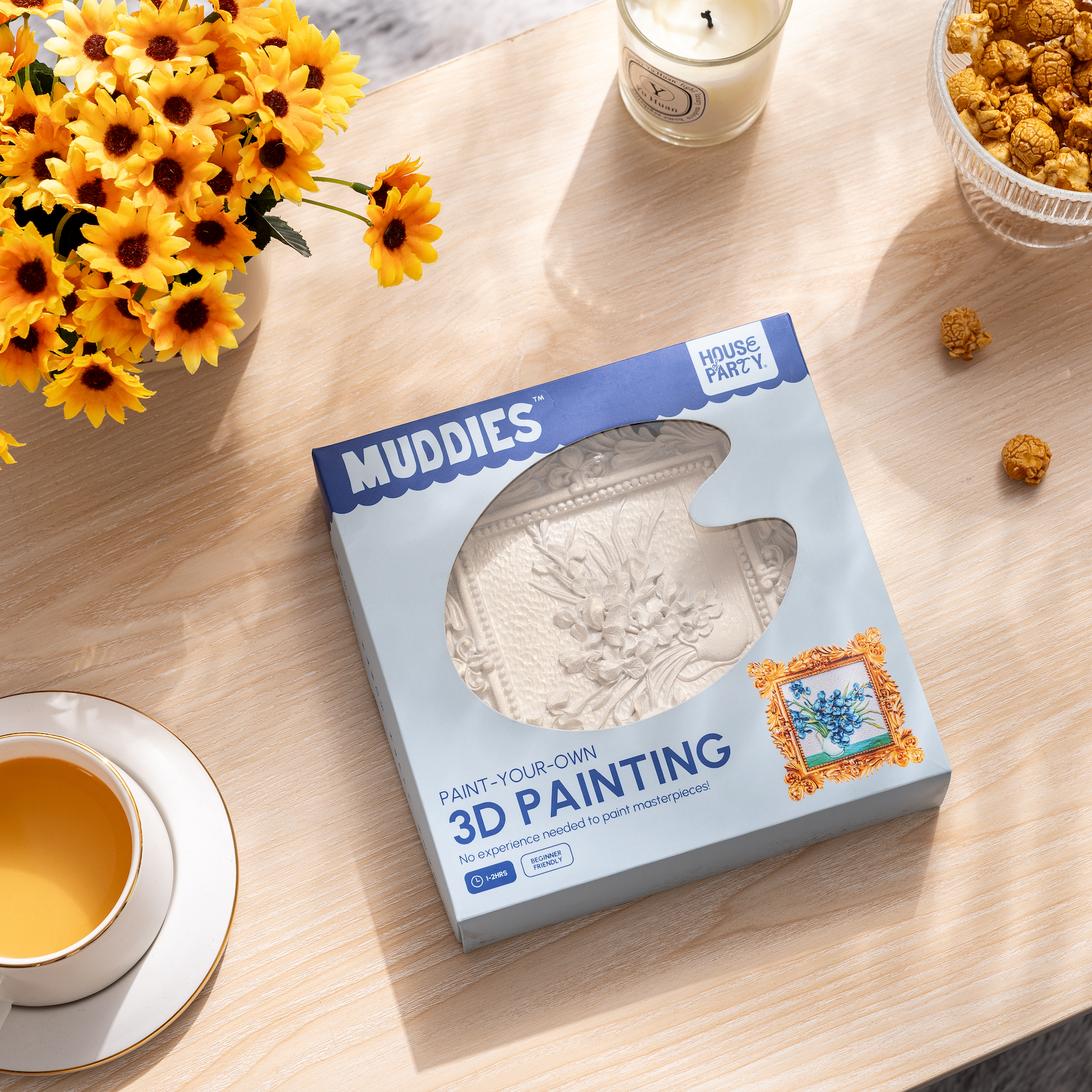 Muddies™ 3D Wall Frame Painting Kit — Starry Night