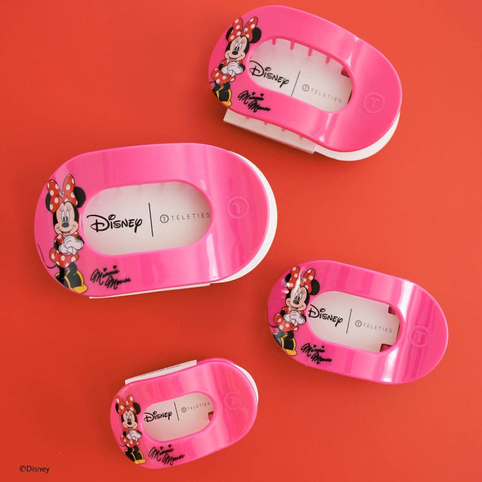 Flat Round Hair Clip | Medium | Minnie Mouse