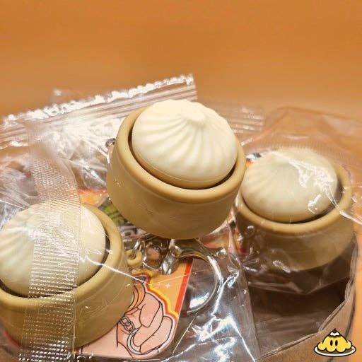 Original Dumpling Clicker Keyring – Mini Stress Relief Figet