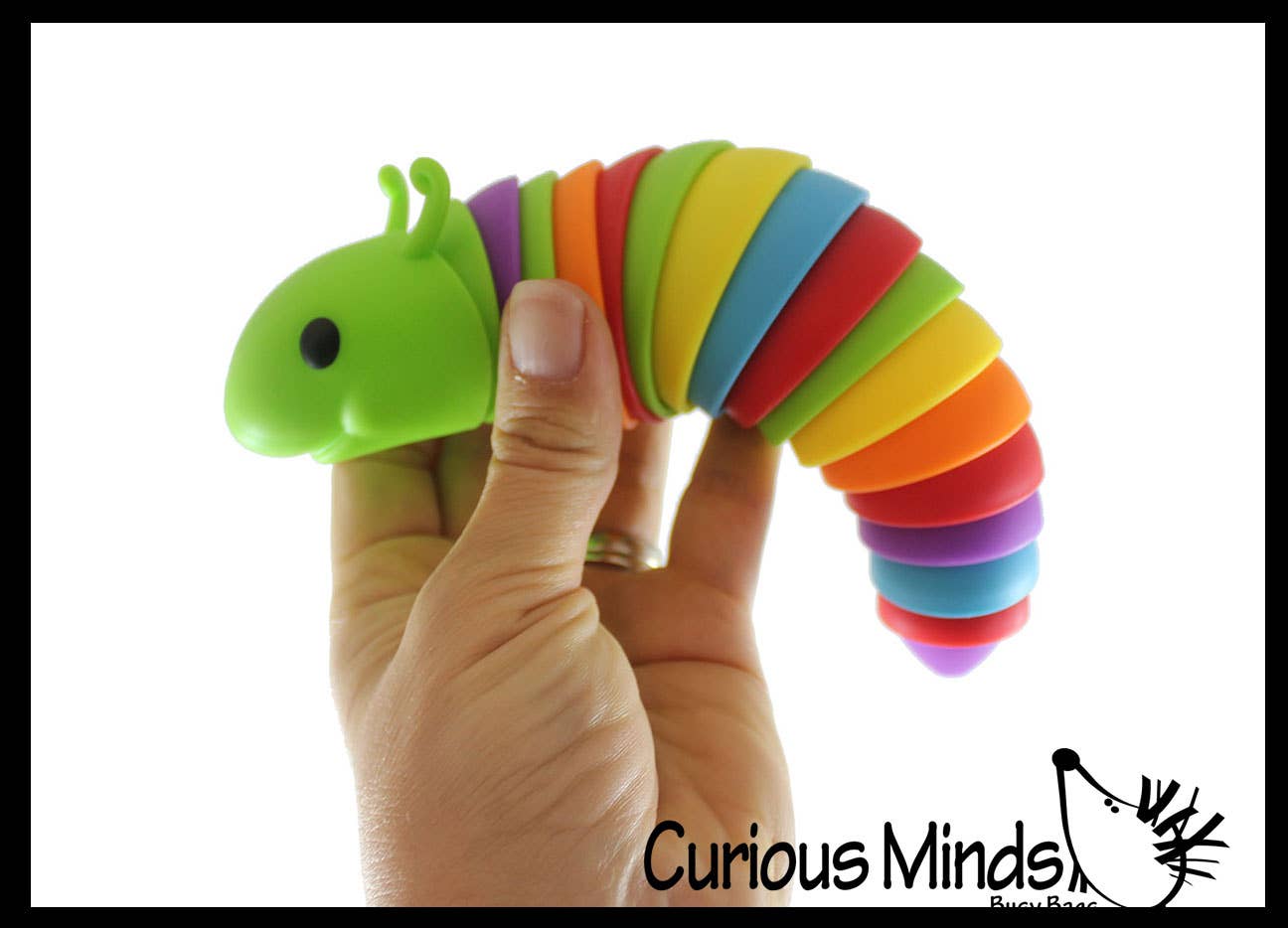 Single Fidget Caterpillar -Large Articulated Jointed Moving Slug