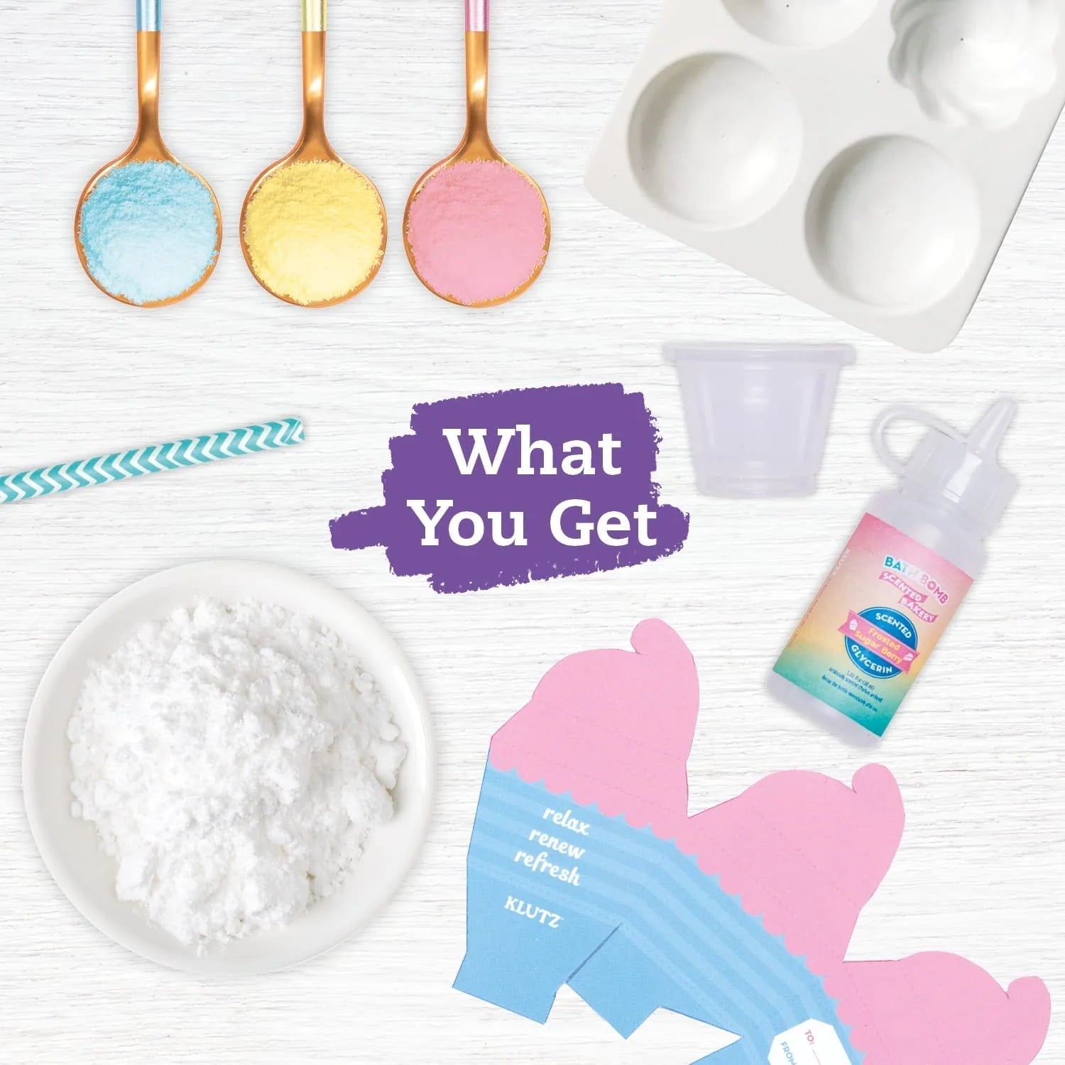 Klutz Scented Bakery Bath Bomb DIY Craft Kit