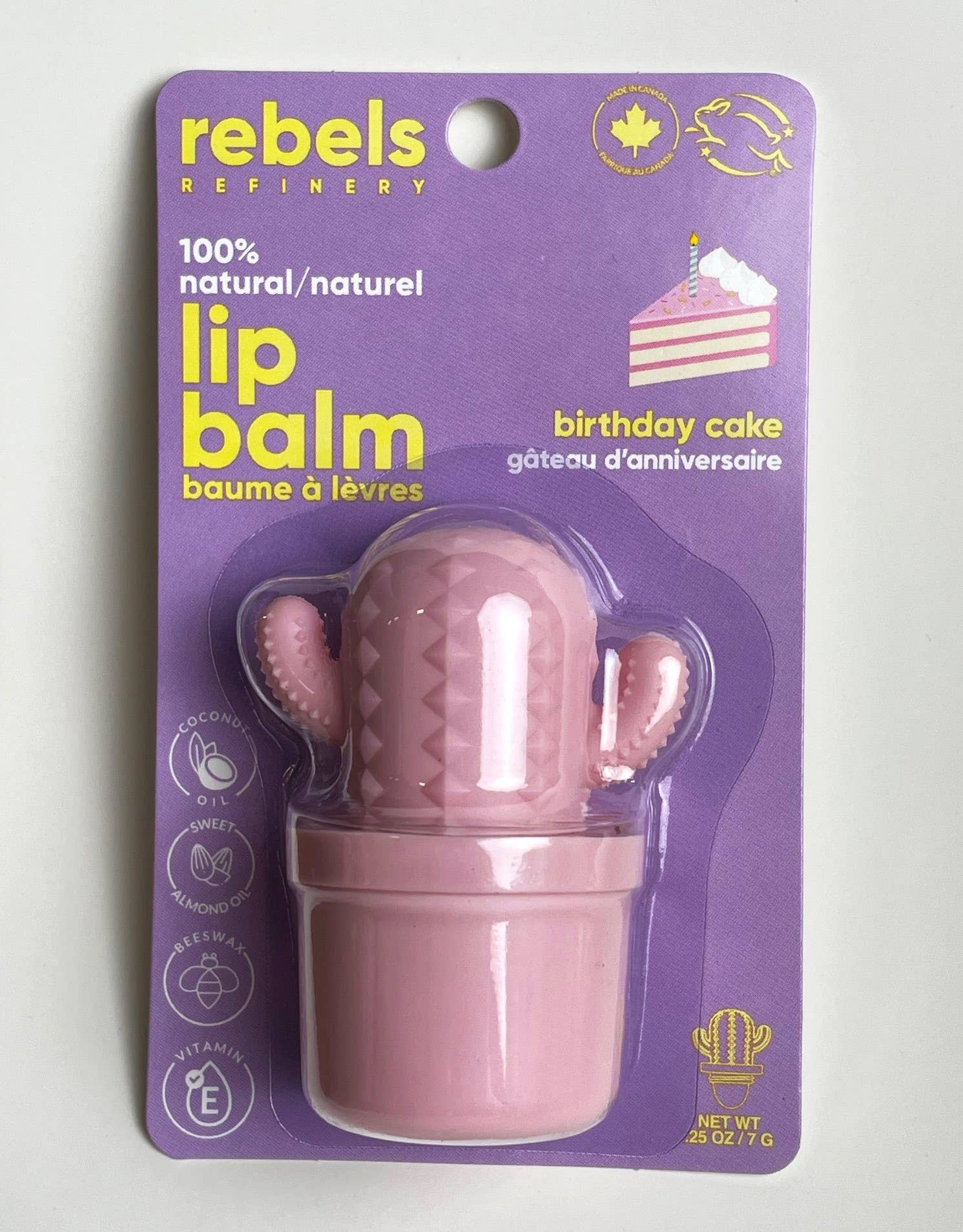 Cactus Lip Balm BLISTER Natural
