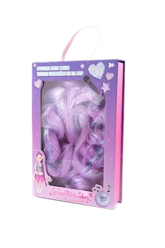 Great Pretenders Rock Star Purple Hair Braid